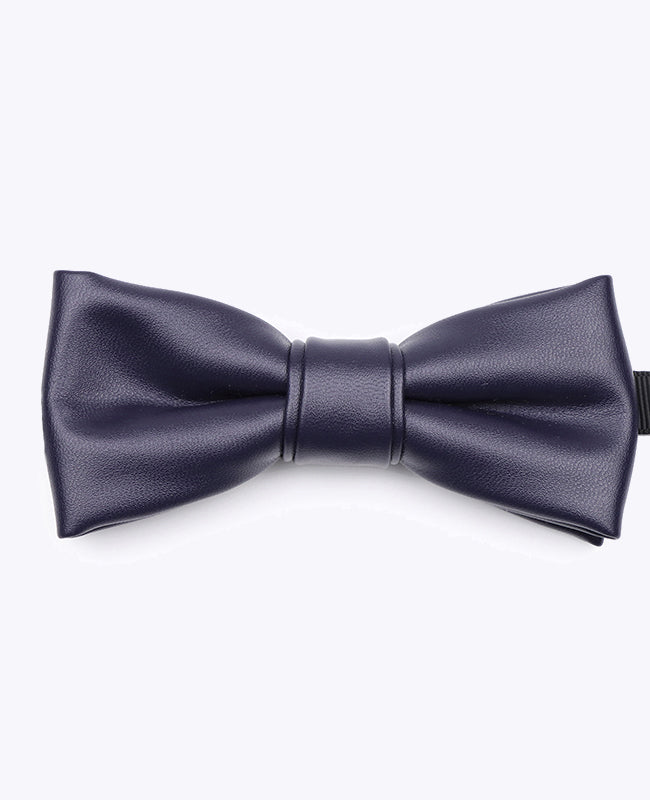 Marineblå Butterfly Herre i Læder «Achille»