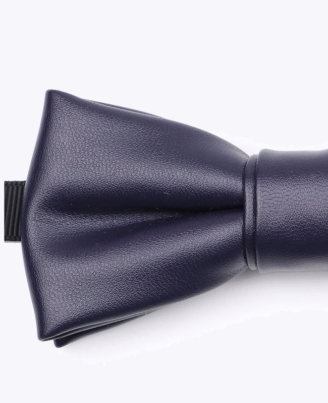 Marineblå Butterfly Herre i Læder «Achille»