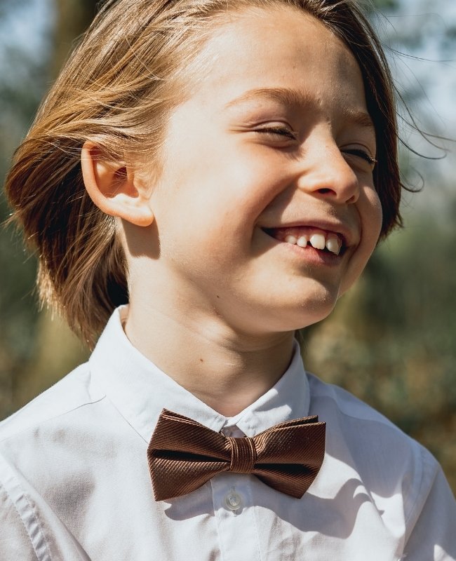 Butterfly Brun Børn i Polyester »Lucien«