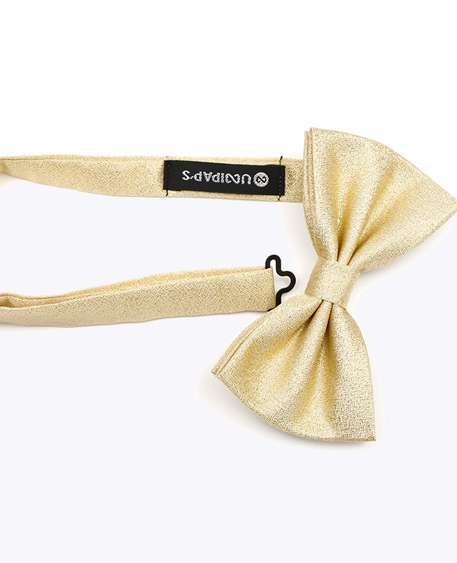 Noeud Papillon à Paillette Doré n°2 Homme en Polyester | Isidore - Unipap's