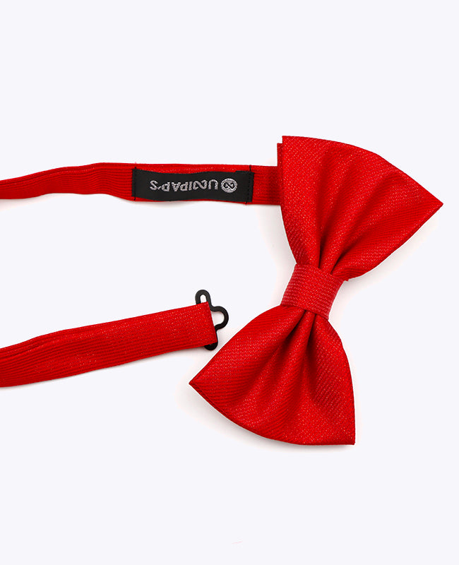 Butterfly med Pailletter Rød nr. 1 Herre i Polyester | Léonard - Unipap's