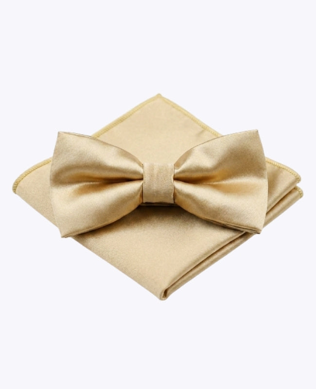 Butterfly + Brystlommetørklæde Guld nr. 2 Herre i Polyester »Jules«