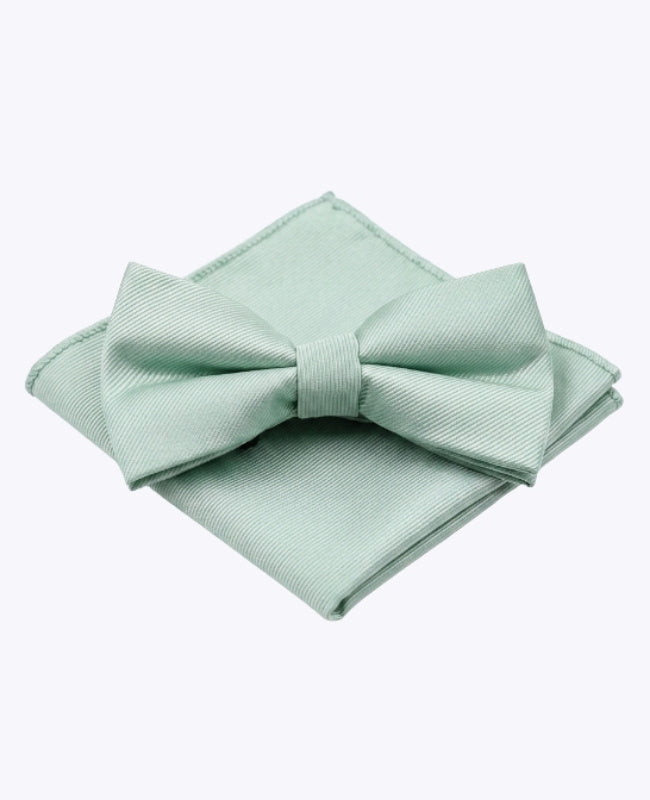 Butterfly + Brystlommetørklæde Grøn nr. 1 Herre i Polyester »Lucien«