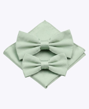 Butterflies Grøn nr. 1 Far & Søn + Brystlommetørklæde i Polyester »Anatole«
