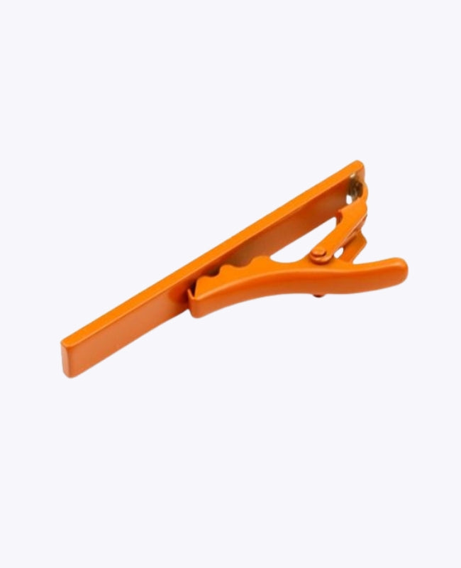 Slipsenål Orange i Metal