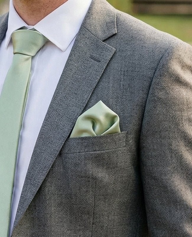 Brystlommetørklæde Grøn nr. 1 i Polyester »Anatole«