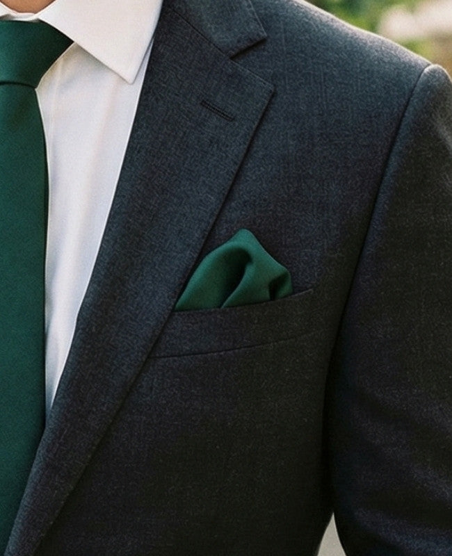 Brystlommetørklæde Grøn nr.4 i Polyester »Anatole«