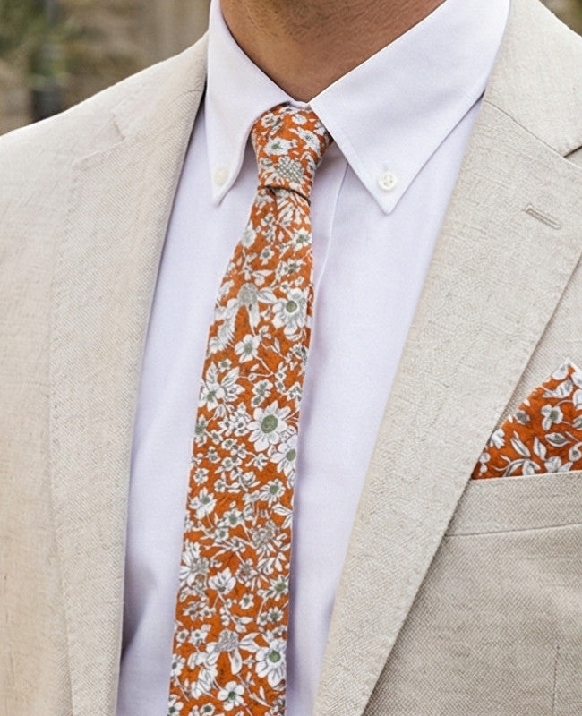Slips Liberty Orange Herre i Bomuld »Clovis«