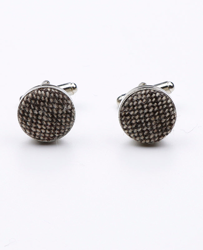 Boutons de Manchette Gris n°2 en Laine | Claude - Unipap's