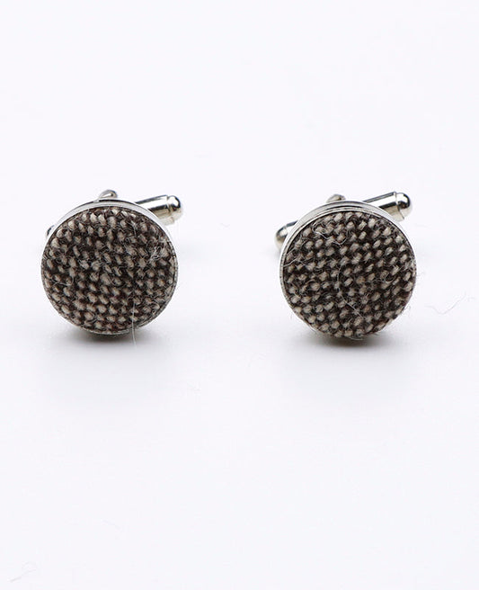 Boutons de Manchette Gris n°2 en Laine | Claude - Unipap's