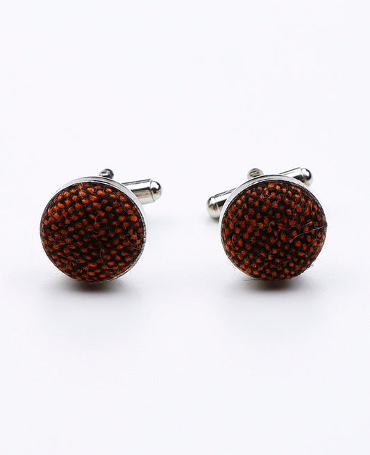 Boutons de Manchette Orange en Laine | Claude - Unipap's