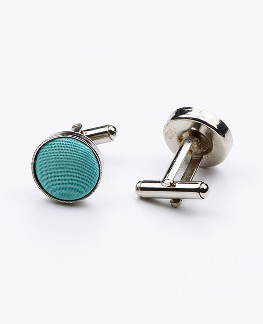 Boutons de Manchette Bleu n°4 en Polyester | Anatole - Unipap's