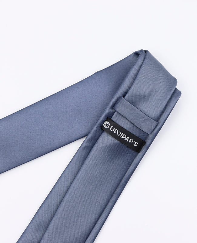 Cravate Gris Homme en Polyester | Anatole - Unipap's