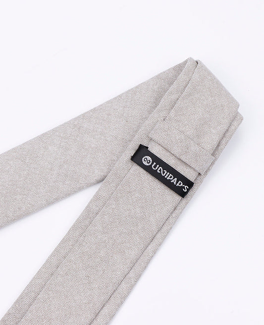 Cravate Gris n°2 Homme en Coton | Edgard - Unipap's