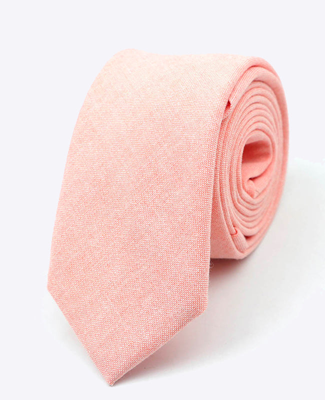 Cravate Rose n°1 Homme en Coton | Edgard - Unipap's