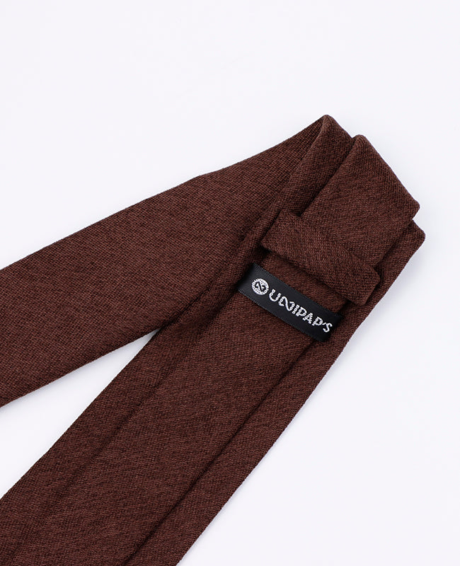 Cravate Marron n°2 Homme en Effet Velours | Simon - Unipap's