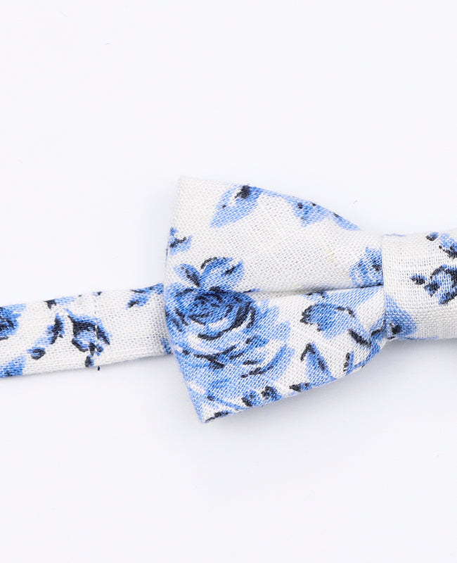 Noeud Papillon Liberty Blanc n°10 Enfant en Coton | Charles - Unipap's