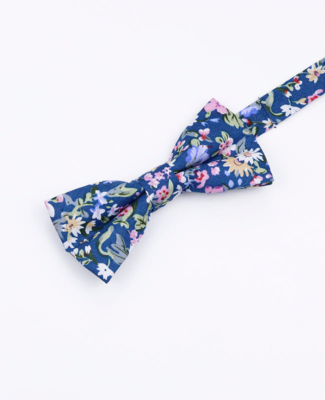 Noeud Papillon Liberty Bleu n°11 Enfant en Coton | Gaspard - Unipap's