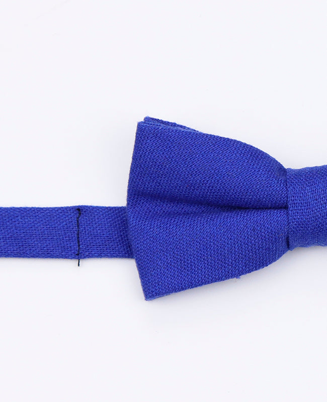 Noeud Papillon Bleu n°4 Enfant en Lin | Basile - Unipap's