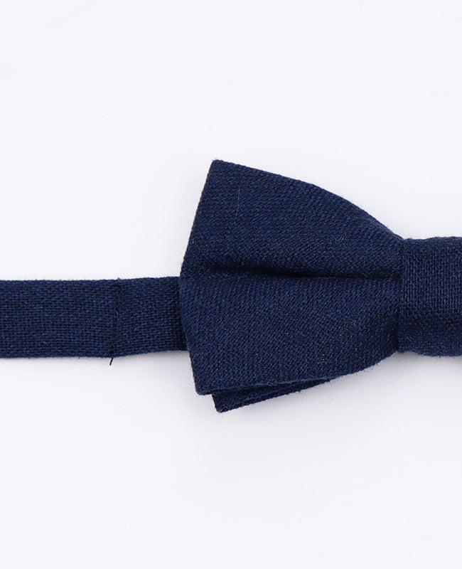 Noeud Papillon Bleu n°5 Enfant en Lin | Basile - Unipap's