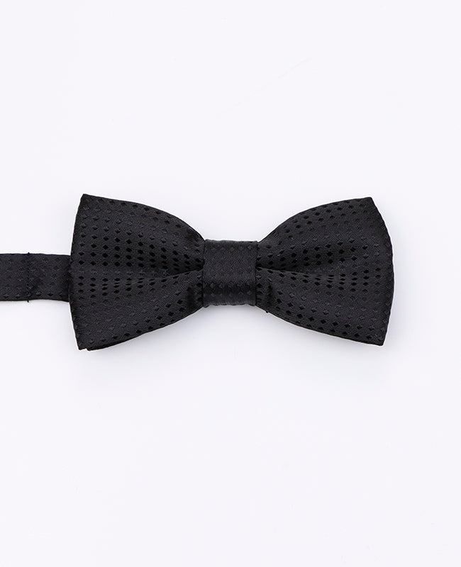 Noeud Papillon Noir n°1 à Pois Enfant en Polyester | Louis - Unipap's