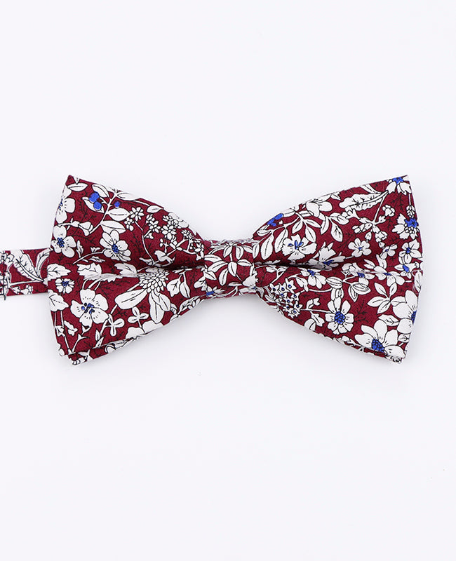 Noeud Papillon Liberty Rouge n°1 Homme en Coton | Clovis - Unipap's