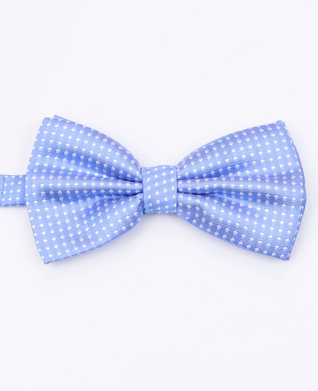 Noeud Papillon Bleu n°2 à Pois Homme en Polyester | Louis - Unipap's