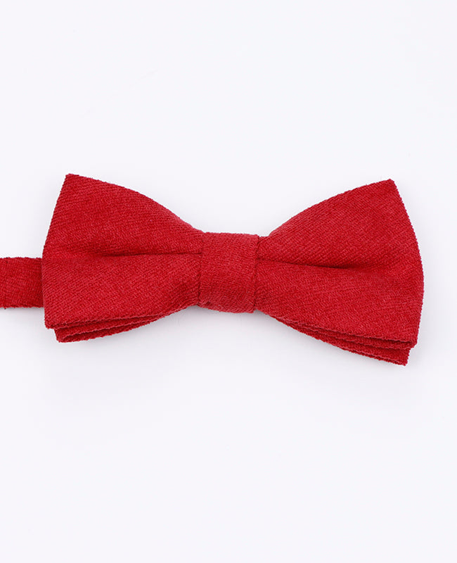 Noeud Papillon Rouge n°2 Homme en Effet Velours | Simon - Unipap's