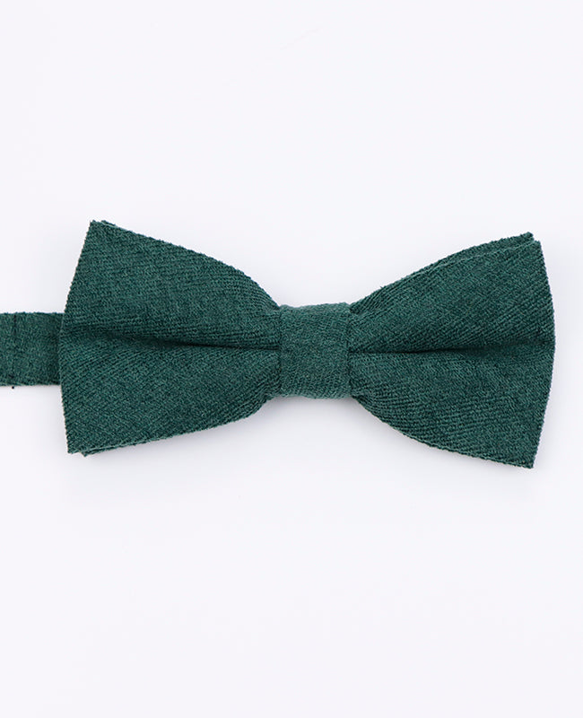 Noeud Papillon Vert n°1 Homme en Effet Velours | Simon - Unipap's