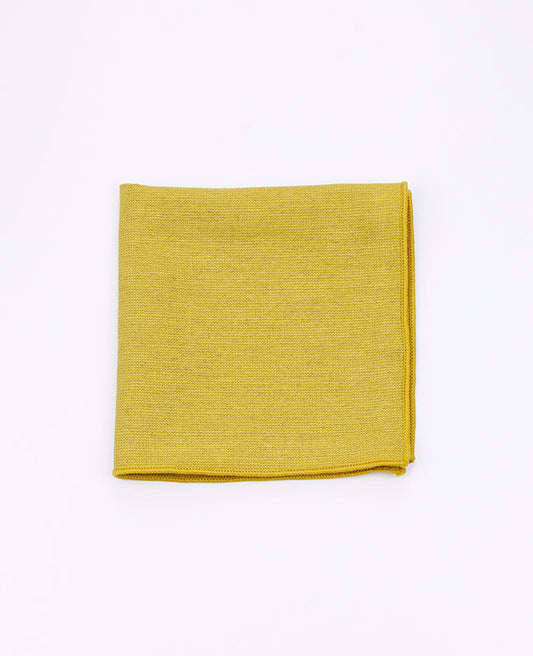 Pochette de Costume Jaune Homme en Coton | Edgard | Unipap's