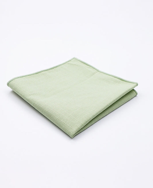 Pochette de Costume Vert n°1 en Coton | Oscar - Unipap's