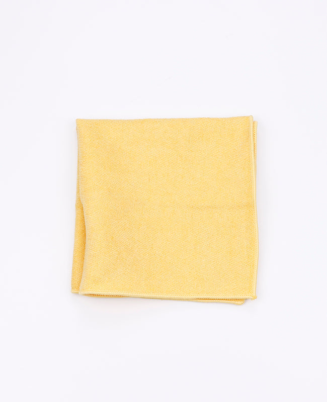 Pochette de Costume Jaune n°1 en Effet Velours | Simon - Unipap's
